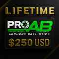 Pro Archery Ballistics: Lifetime Membership