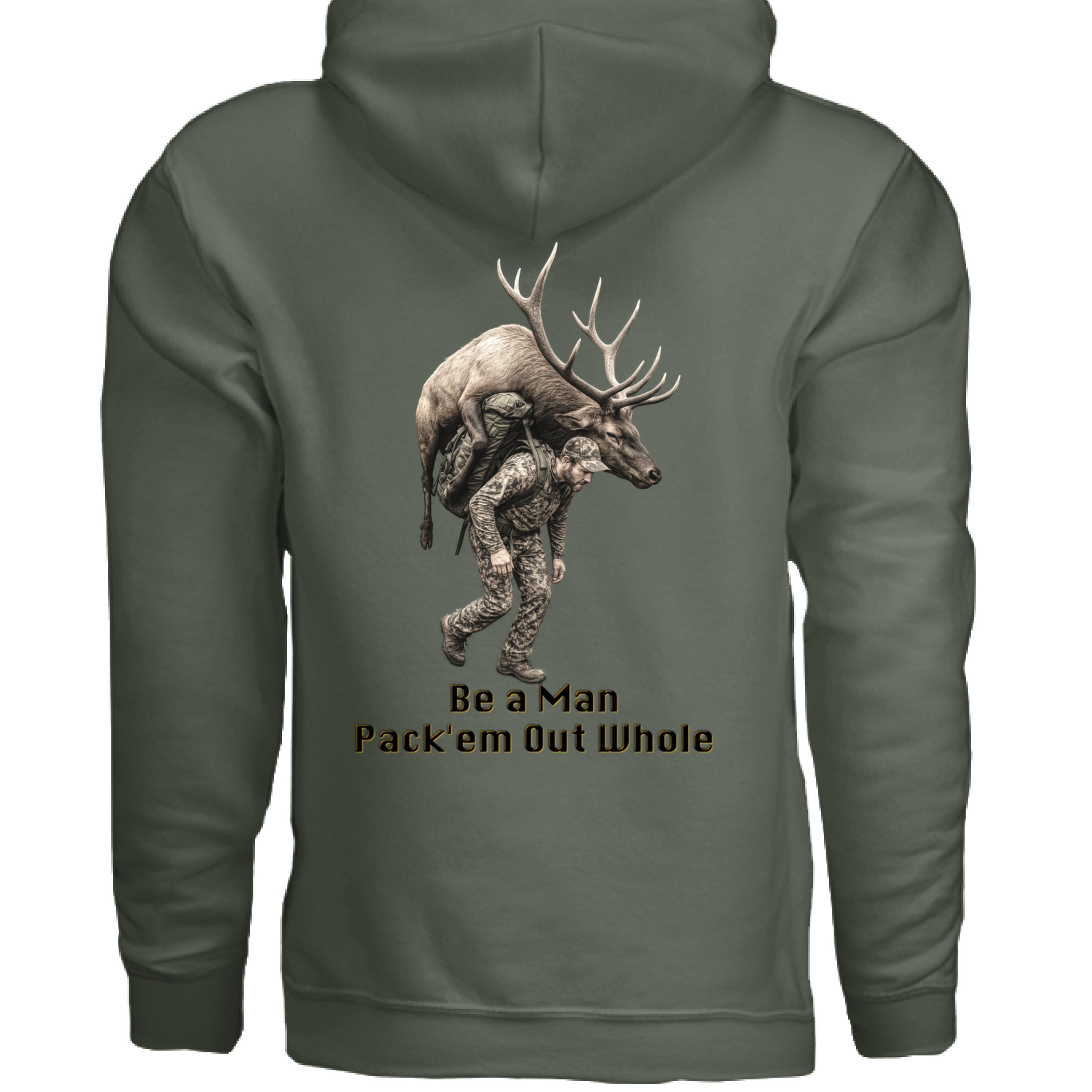 MILITARY GREEN - BACK