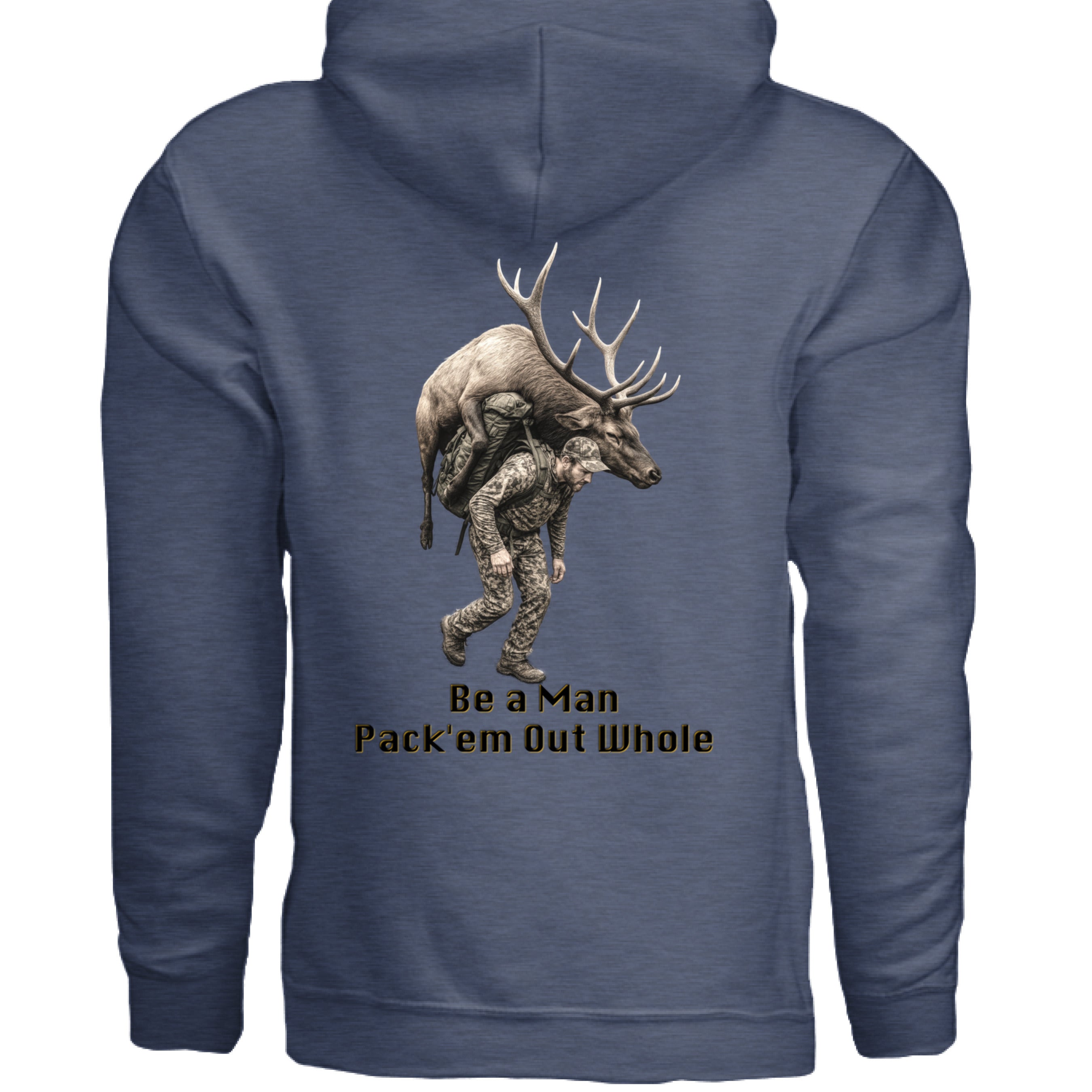 Heather Sport Dark Navy - BACK